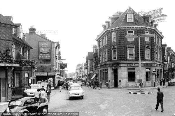 Photo of Woking, Chertsey Road c.1960