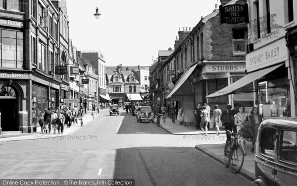 Photo of Woking, Chobham Road c.1955
