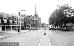 Commercial Road And Post Office c.1965, Woking