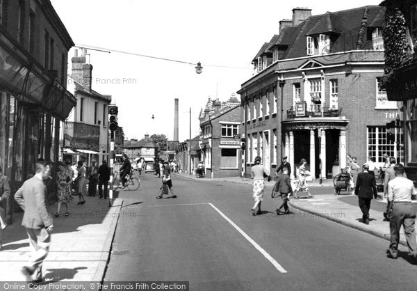 Photo of Woking, Commercial Road c.1955