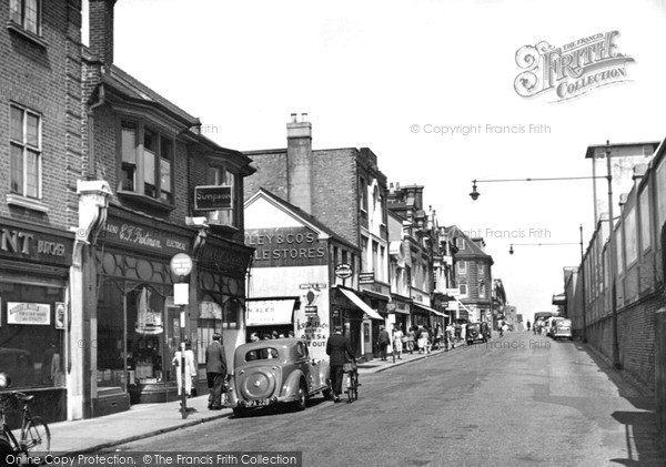 Photo of Woking, High Street c.1955
