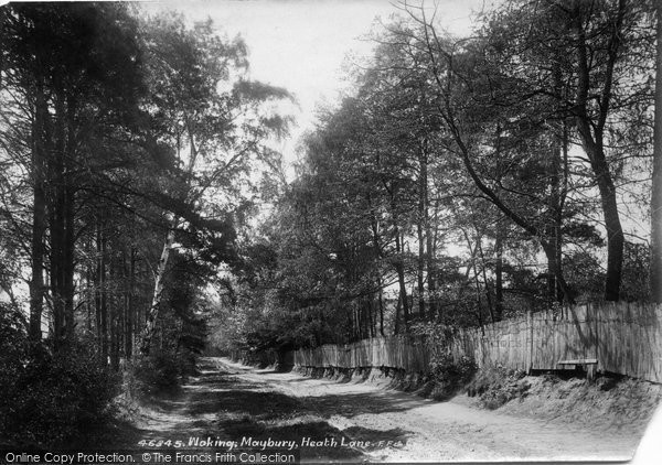 Photo of Woking, Maybury, Heath Lane 1901