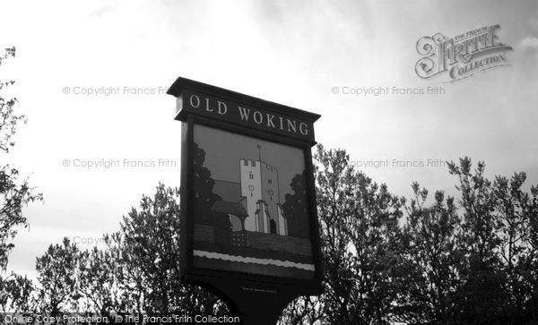Photo of Woking, Old Woking Sign 2004