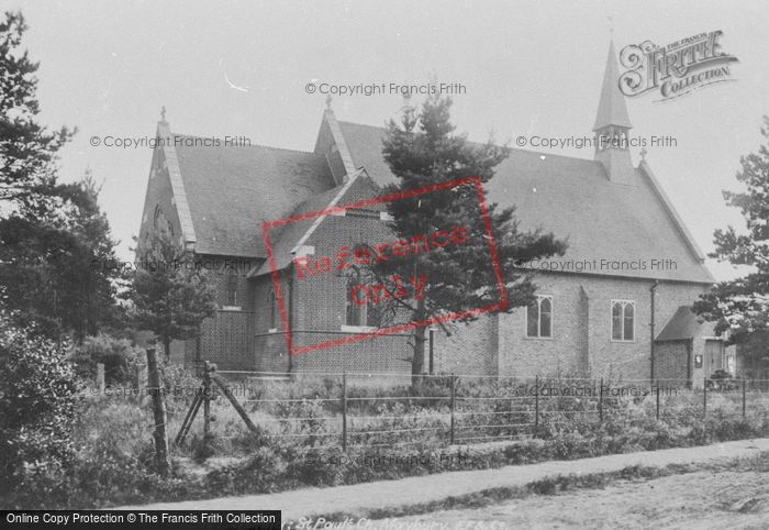 Photo of Woking, St Paul's Church, Maybury 1898