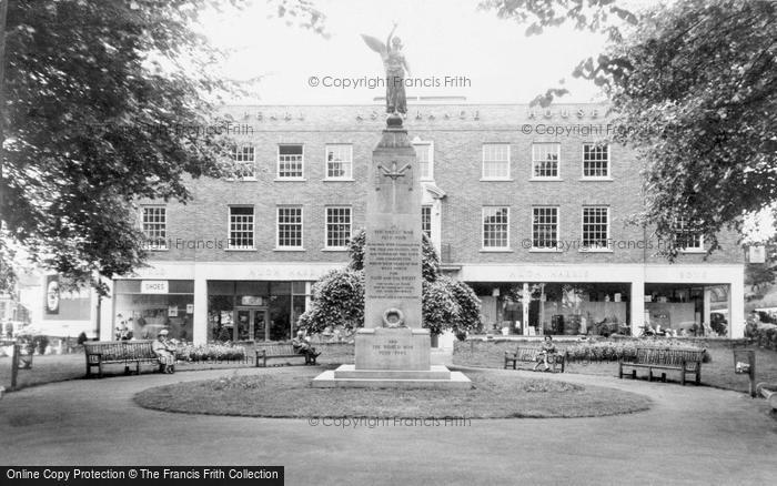 Photo of Woking, the War Memorial c1965