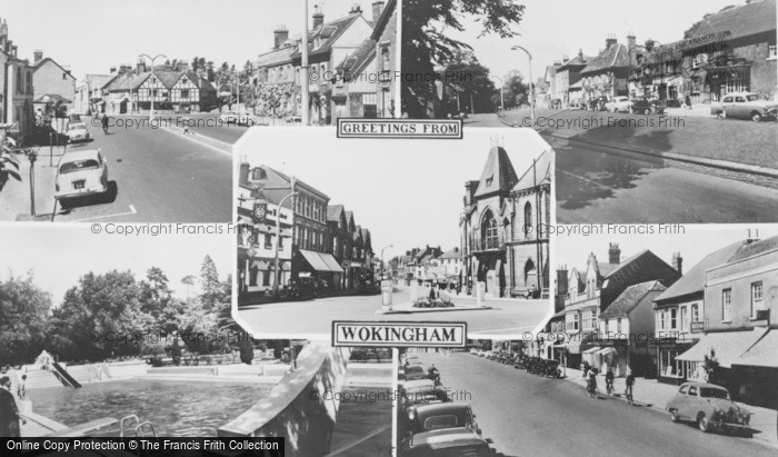 Photo of Wokingham, Composite c.1960