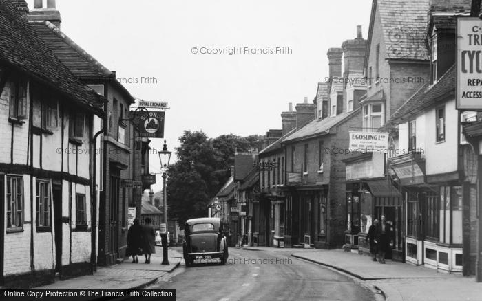 Photo of Wokingham, Denmark Street c.1955