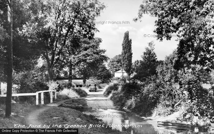 Photo of Wokingham, Ford By The Crooked Billet c.1955