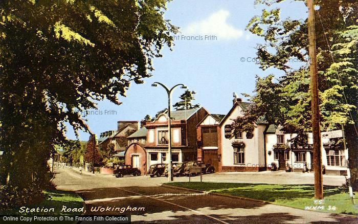 Photo of Wokingham, Station Road c.1955