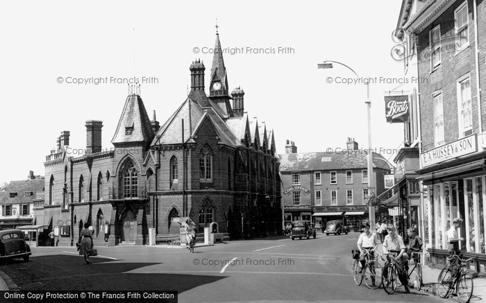 Photo of Wokingham, Town Hall c.1955