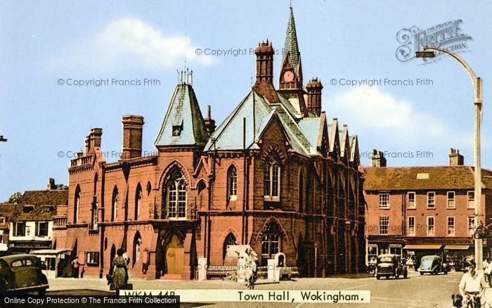 Photo of Wokingham, Town Hall c.1955