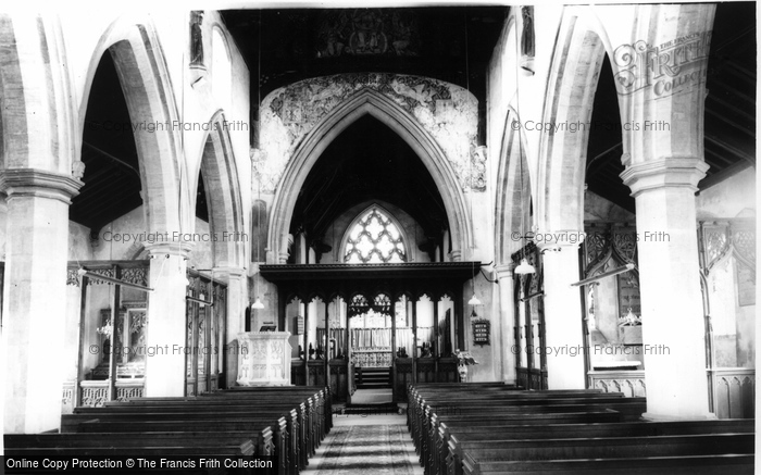 Photo of Wolferton, The Church  Interior c.1955
