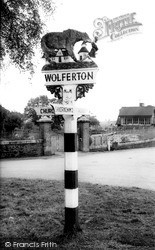 The Village Sign c.1955, Wolferton