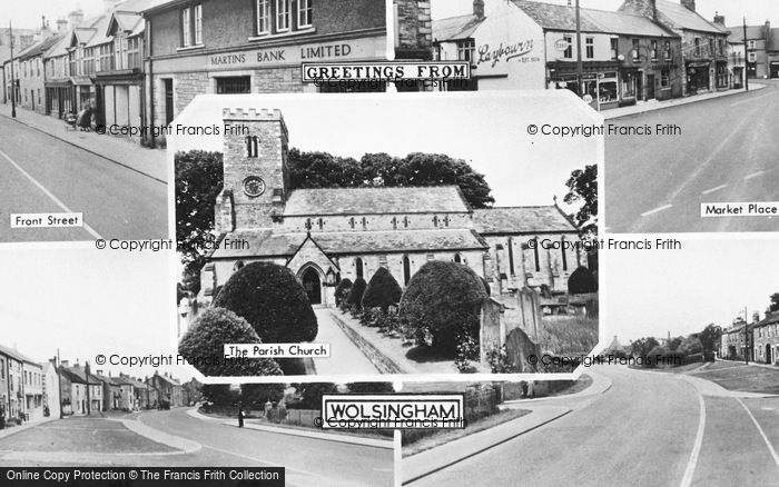 Photo of Wolsingham, Composite c.1955
