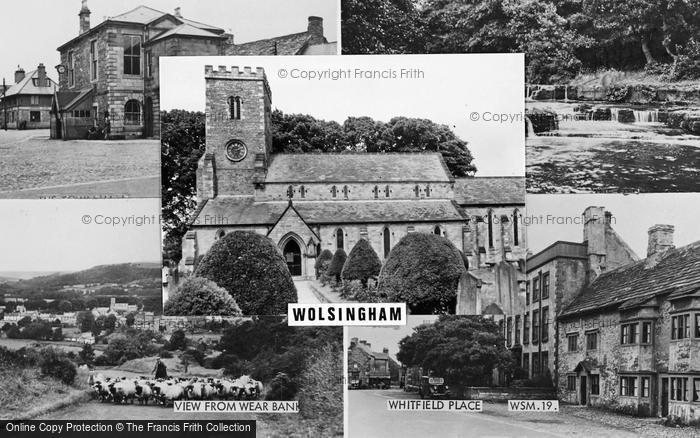Photo of Wolsingham, Composite c.1955