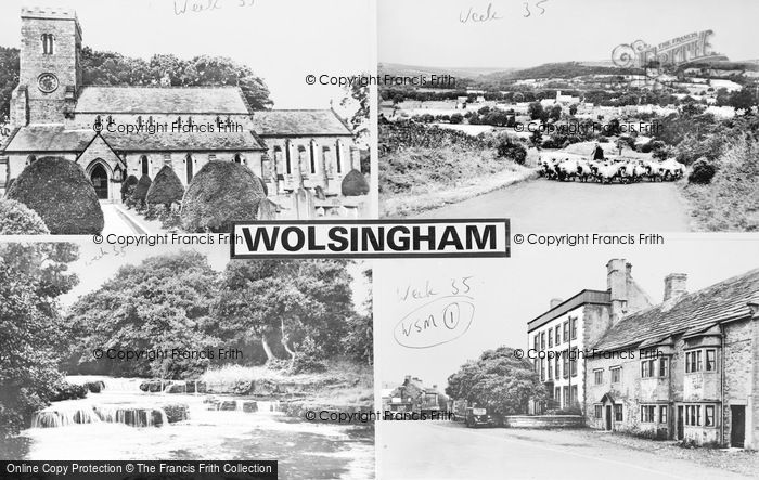 Photo of Wolsingham, Composite c.1955