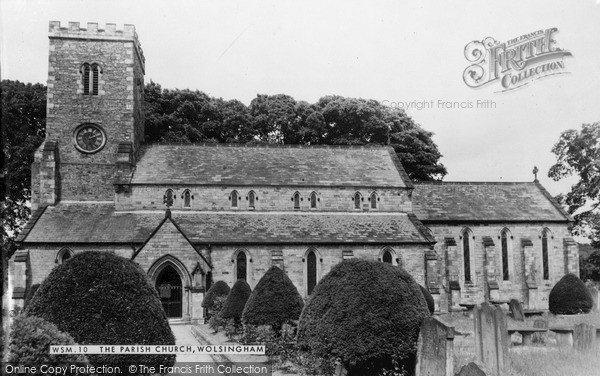 Photo of Wolsingham, Parish Church Of St Mary And St Stephen c.1955