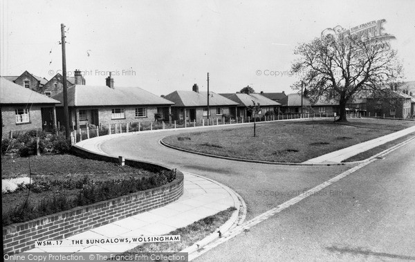 Photo of Wolsingham, The Bungalows c.1955