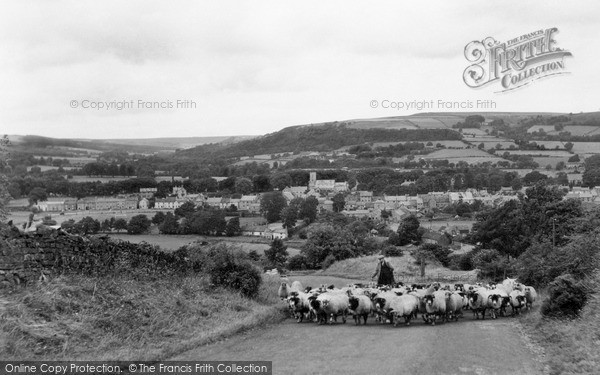 Photo of Wolsingham, View From Wear Bank c.1955
