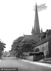 St Margaret's Church c.1950, Wolstanton