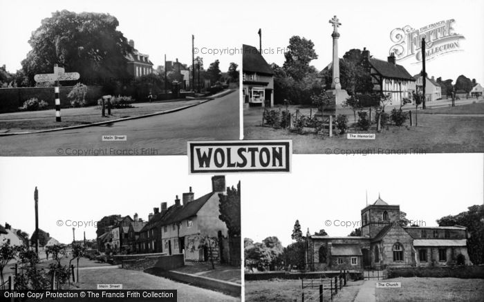 Photo of Wolston, Composite c.1950
