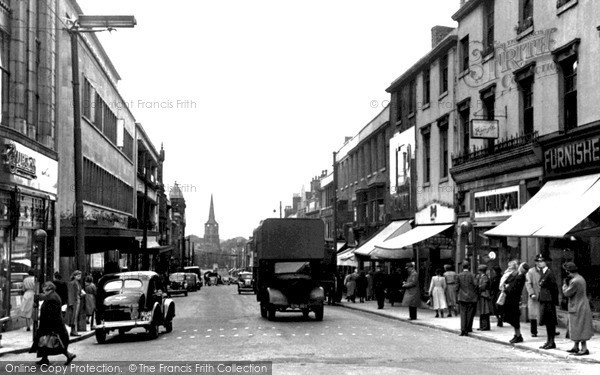 Photo of Wolverhampton, Darlington Street c.1955
