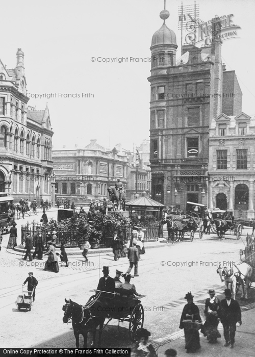 Photo of Wolverhampton, Queen Square c.1895