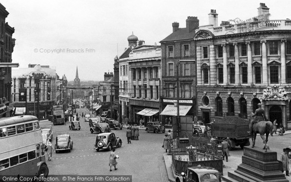 Photo of Wolverhampton, Queen Square c.1955