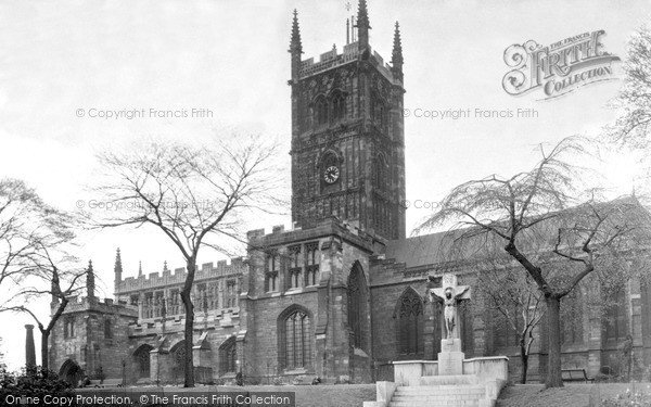Photo of Wolverhampton, St Peter's Church c1955
