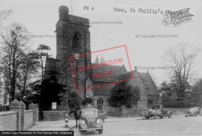 Photo of Wolverhampton, St Philip's Church c.1955