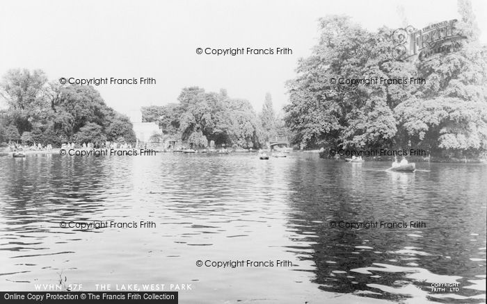 Photo of Wolverhampton, The Lake, West Park c.1965