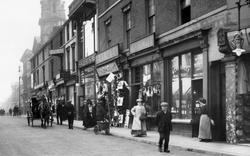 Townsfolk In Queen Street c.1900, Wolverhampton