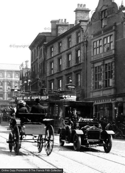 Photo of Wolverhampton, Traffic In Queen Square 1910