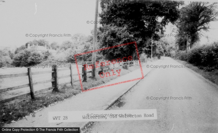 Photo of Wolverton, Old Wolverton Road c.1955