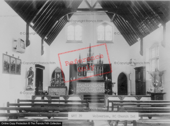 Photo of Wolverton, Rc Church Interior c.1960