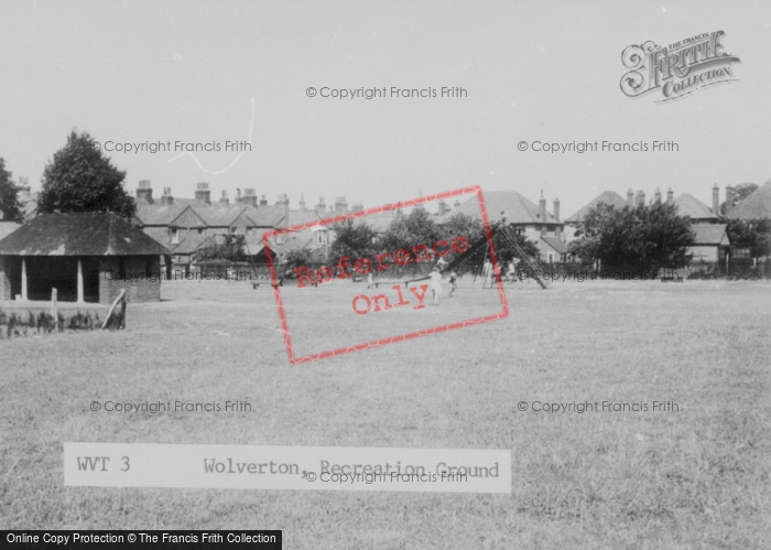 Photo of Wolverton, Recreation Ground c.1955