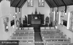 St Francis De Sales Church Interior c.1965, Wolverton