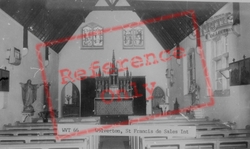 St Francis De Sales Church Interior c.1965, Wolverton