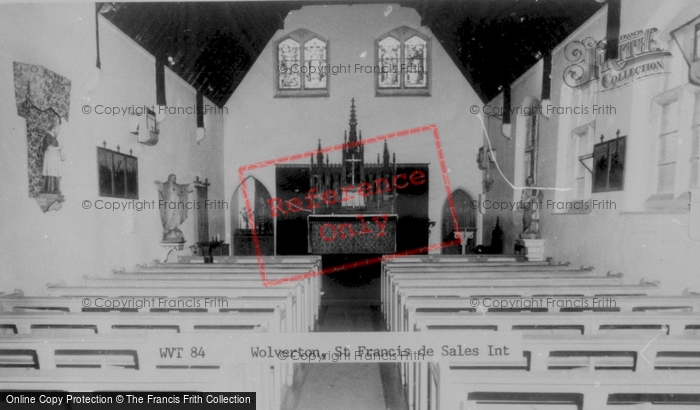 Photo of Wolverton, St Francis De Sales Church Interior c.1965
