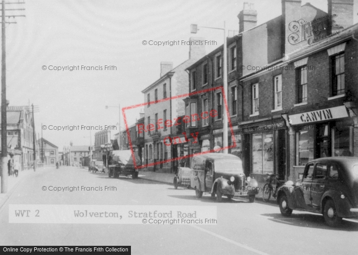 Photo of Wolverton, Stratford Road c.1955