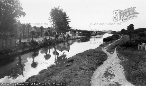 Photo of Wolverton, The Grand Union Canal, Galleon Wharf c.1960