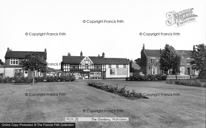 Photo of Wolviston, The Gardens c.1960