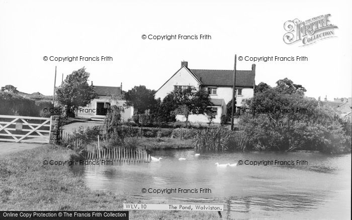 Photo of Wolviston, The Pond c.1955