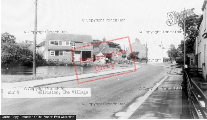 Photo of Wolviston, The Village c.1955