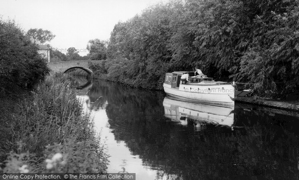 Photo of Wombourne, The Canal And Bridge c.1965
