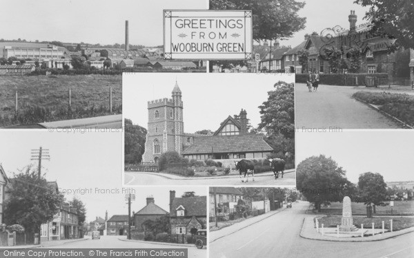 Photo of Wooburn Green, Composite c.1955