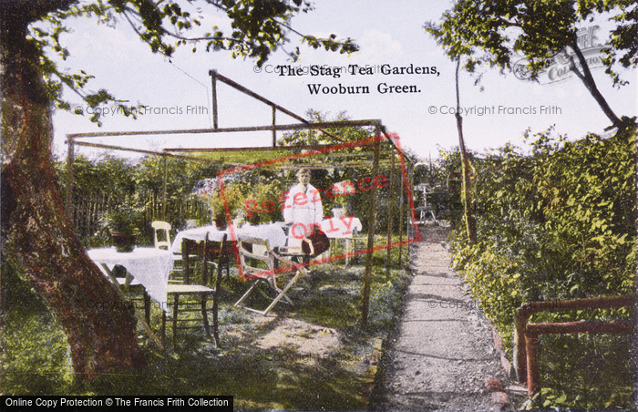 Photo of Wooburn Green, The Stag Tea Gardens c.1920