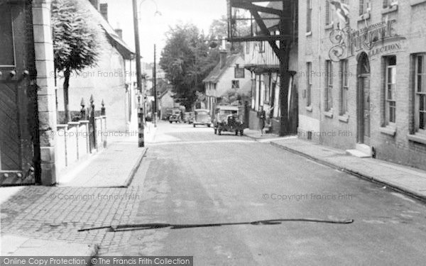 Photo of Woodbridge, New Street c.1950