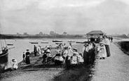 People On The River Bank 1898, Woodbridge