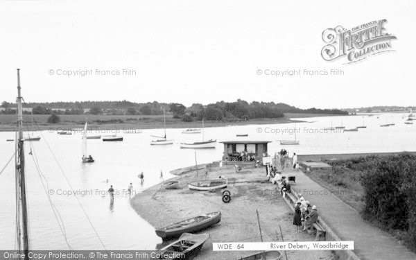Photo of Woodbridge, River Deben c.1965